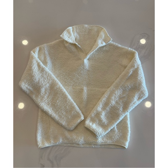 Women's Cozy Knit Sweatshirt - Picture 1 of 4